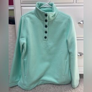 J. Crew sherpa button-front tunic